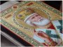 Писаная Икона Св. Николая Чудотворца 31х24 см (золото, масляная живопись)