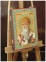 Писаная Икона Св. Спиридон Тримифунтский 31х24 см (золото, масляная живопись)