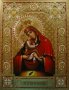 Писаная икона Почаевская Богородица