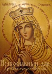 Писаная икона Богородица Кременецкая - фото