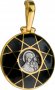 Образ Божией Матери «Казанская» серебро 925° с позолотой, эмаль
