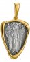 Образ «Ангел Хранитель»,  серебро 925° с позолотой