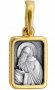 Образ «Св. Антоний» серебро 925 позолота
