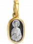 Образ «Святая преподобная Фотиния» (Светлана) серебро 925 пробы, позолота 999 пробы