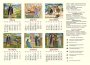 Календарь настенный, «Отцы Киево - Печерские»