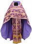 Облачение иерейское из парчи фиолетового цвета, ткань "патриарший крест"