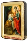 Икона Пресвятая Богородица Целительница сердец Греческий стиль в позолоте 30x40 см