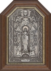 Серебряная икона Святая Анна