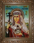 Янтарная икона Святая благоверная Тамара Царица Грузинская 15x20 см