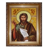 Янтарная икона Святой Иоанн Креститель 80x120 см