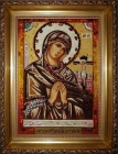 Янтарная икона Пресвятая Богородица Ахтырская 80x120 см