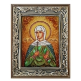 Янтарная икона Святая Ариадна 60x80 см