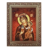 Янтарная икона Пресвятая Богородица Тучная Гора 30x40 см