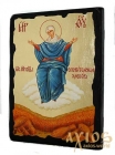 Икона под старину Пресвятая Богородица Спорительница хлебов с позолотой 17x23 см