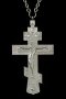 Крест иерейский мельхиор Cофрино