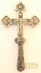 Крест водосвятный, 2-2 г/пл никель - фото