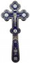 Крест напрестольный требний 17,5х8 см (эмаль)
