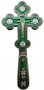Крест напрестольный требний 17,5х8 см (эмаль)