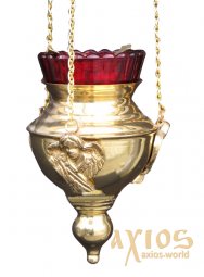 Лампада подвесная с херувимами №11 ф.100 - фото