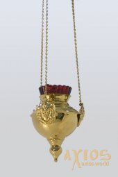 Лампада подвесная с херувимами №12 ф.120 электрическая - фото