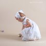 Комплект Софи, молочный цвет - платье, косынка (77009-0-)