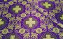 Церковная тонкая ткань с крестами и цветами (ГРЕЦИЯ)