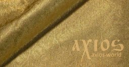 Церковная Металлическая ткань с японской золотой и серебряной (Греция) - фото