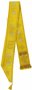 Стихарь диаконский (150 см) с двойным орарем и поручами, парча жёлтого цвета, вышивка на бархате