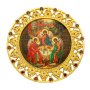 Накладка на митру «Святая Троица» из латуни