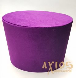 Камилавка велюровая фиолетового цвета - фото