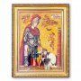Икона Флориан Лорхский из янтаря