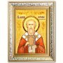 Икона Святитель Анатолий Патриарх из янтаря