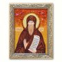 Икона Преподобномученик Платон (Колегов) из янтаря