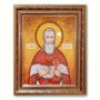 Икона Праведный Иоанн Кронштадтский из янтаря