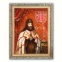 Икона Петр Могила Митрополит Киевский из янтаря