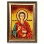 Икона Пантелеймон из янтаря
