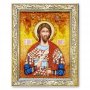 Икона Святой великомученик Никита из янтаря