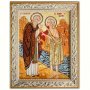 Икона Мария Египетская и Зосима из янтаря