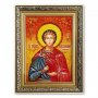 Икона Максимилиан Эфесский из янтаря