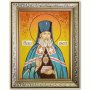 Икона Лука Крымский из янтаря