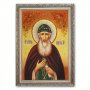 Икона Священномученик Вадим Персидский из янтаря