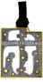 Крестик нательный с гайтаном, серебро 925°, позолота