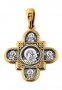 Крест «Господь Вседержитель. Казанская икона Божией Матери и восемь святых»