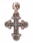 Нательный крестик «Распятие», золото 585, 50х30мм, О п02670