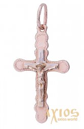 Нательный крестик с распятием О 29352 - фото