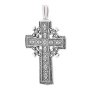 Нательный крестик «Голгофский крест», серебро 925 с чернением, 55х31мм, О 13501