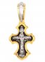 Православный крест, Покров Пресвятой Богородицы, 15х30 мм, Е 8008