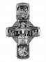 Распятие Христово с предстоящими, Святая Троица, Владимирская икона Божией Матери, 25х40 мм, Е 18246