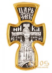 Крест Покров пресвятой Богородицы, 10х20 мм, Е 8047 - фото