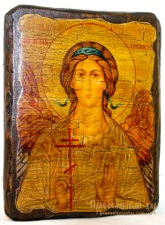 Икона под старину Святой Ангел-Хранитель 13x17 см - фото